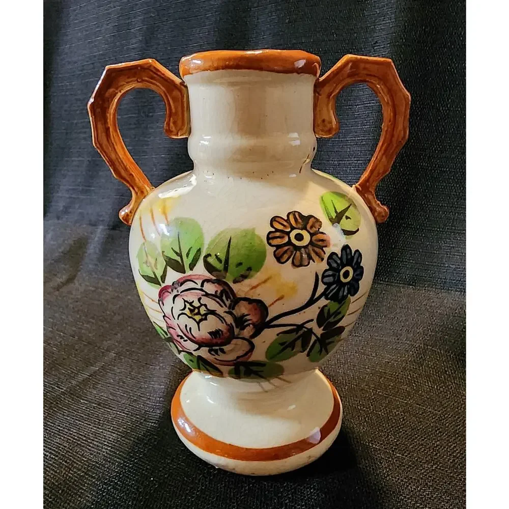 Floral Flower Vase - vintage